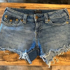 Women’s True Religion “JOEY Low Rise Cit Off Shorts”